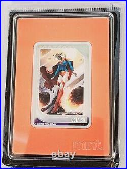 2023 SUPERGIRL #91/150- DC COMICS Mint TRADING Card 1 OZ Silver Coin $2 2023 SUPERGIRL #91/150- DC COMICS Mint TRADING Card 1 OZ Silver Coin $2