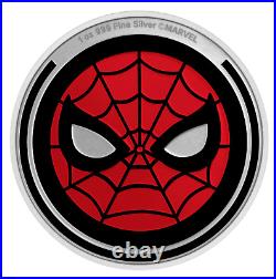 2023 Spider-Man 1 oz Silver Coin Web-Slinger Edition Niue Colorized Mintage 500