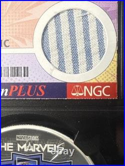 2023 Stan Lee Captain Marvel Nlue S $2 NGC PF 10 UC Film 1oz Silver 2023 Stan Lee Captain Marvel Nlue S $2 NGC PF 10 UC Film 1oz Silver