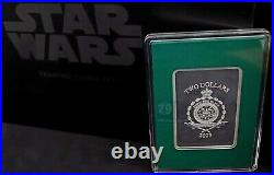 2023 Star Wars MINT Trading Coins Fennec Shand & Boba Fett Silver With Box RARE