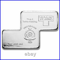 2023 TetrisT Niue 1 oz Silver $2 7-Coin Tetrimino Shapes Set SKU#243796