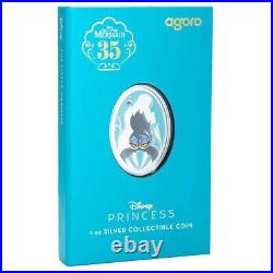 2024 1 oz Proof Colorized Niue Silver The Little Mermaid 35th Anniversary Coin 2024 1 oz Proof Colorized Niue Silver The Little Mermaid 35th Anniversary Coin