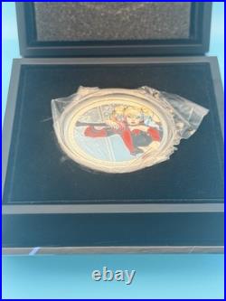 2024 1oz 999 FINE SILVER COLORIZED PROOF HARLEY QUINN Niue with BOX AND COA #116