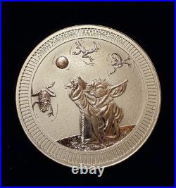 2024 $2 Niue Star Wars Grogu 1 oz Fine Silver BU Coin From Mandalorian