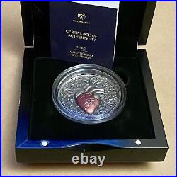 2024 3 oz Niue Essentia Cor Antiqued Silver Coin (Color)