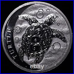 2024 $5 Niue 2 oz Silver Hawksbill Turtle BU