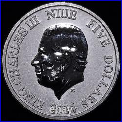 2024 $5 Niue 2 oz Silver Hawksbill Turtle BU