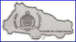 2024 $5 Niue Ghostbusters Ecto Shaped 2 oz Silver Coin in Ghost Trap Box OGP