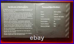 2024 $5 Niue Ghostbusters Stay Puft 2 oz Silver Colorized Coin in Ghost Trap Box