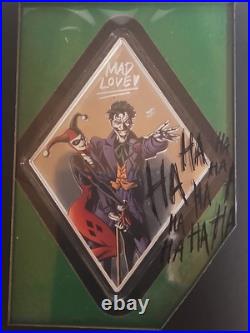 2024 Agoro DC Comics Batman Joker & Harley Quinn 3 oz Colorized Silver Coin