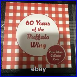 2024 Buffalo Wing Silver Shaped Colorized Coin 60th Anniversary 1/2 oz SILVER