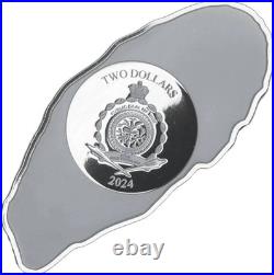 2024 Buffalo Wing Silver Shaped Colorized Coin 60th Anniversary Niue $2 2024 Buffalo Wing Silver Shaped Colorized Coin 60th Anniversary Niue $2
