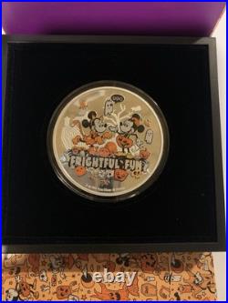 2024 Disney Halloween 2 oz Silver Coin By Agoro Mintage of 1000 2024 Disney Halloween 2 oz Silver Coin By Agoro Mintage of 1000