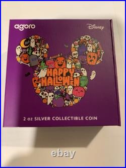 2024 Disney Halloween 2 oz Silver Coin By Agoro Mintage of 1000 2024 Disney Halloween 2 oz Silver Coin By Agoro Mintage of 1000