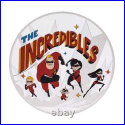 2024 Disney Incredibles 20th Anniversary 3 oz Silver Coin By Agoro Mintage of