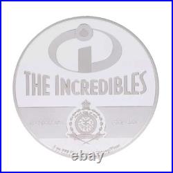 2024 Disney Incredibles 20th Anniversary 3 oz Silver Coin By Agoro Mintage of