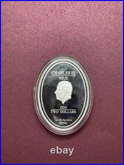 2024 Disney Little Mermaid 35th Anniversary 1 oz. Silver Coin By Agoro Mintage