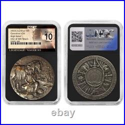 2024 Geronimo 2 oz High Relief Silver Antiqued & Gold Gilded NGCX MS10