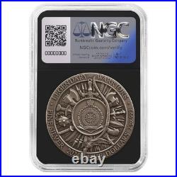 2024 Geronimo 2 oz High Relief Silver Antiqued & Gold Gilded NGC MS70