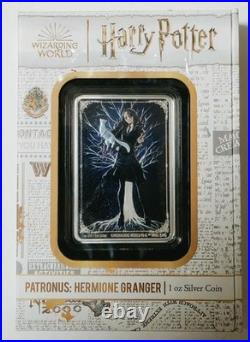 2024 -HERMIONE GRANGER HARRY POTTER Patronus 1oz Silver Coin 2000 mintage