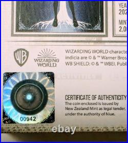 2024 -HERMIONE GRANGER HARRY POTTER Patronus 1oz Silver Coin 2000 mintage 2024 -HERMIONE GRANGER HARRY POTTER Patronus 1oz Silver Coin 2000 mintage