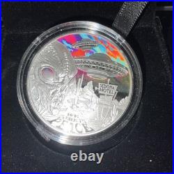 2024 NIUE 1oz 99.9% Silver No. 335, Mintage 999. Digital Color Ancient Encounters