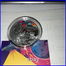 2024 NIUE 1oz 99.9% Silver No. 335, Mintage 999. Digital Color Ancient Encounters