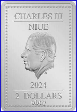 2024 NIUE HARRY POTTER MAGICAL CREATURES HUNGARIAN HORNTAIL 1oz PURE SILVER COIN 2024 NIUE HARRY POTTER MAGICAL CREATURES HUNGARIAN HORNTAIL 1oz PURE SILVER COIN
