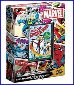 2024 New Zealand Mint Marvel The Amazing Spider-Man #1 COMIX 1 oz Silver Coin