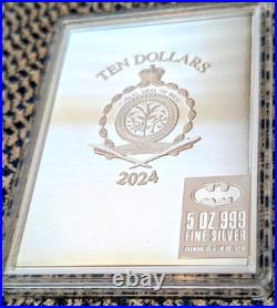 2024 Niue $10 Batman Detective Comics DC #880 Joker 5 oz Silver Coin #128 / 200
