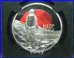 2024 Niue $1 Mars From Phobos Colorized 1 OZ Silver Coin NGC PF70 Ultra Cameo