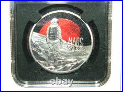2024 Niue $1 Mars From Phobos Colorized 1 OZ Silver Coin NGC PF70 Ultra Cameo