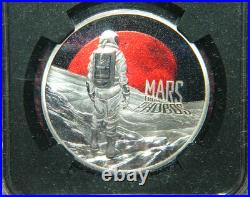 2024 Niue $1 Mars From Phobos Colorized 1 OZ Silver Coin NGC PF70 Ultra Cameo
