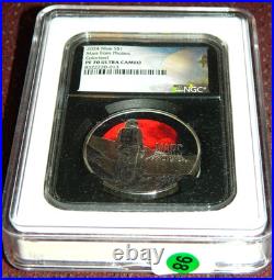 2024 Niue $1 Mars From Phobos Colorized 1 OZ Silver Coin NGC PF70 Ultra Cameo