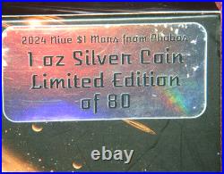 2024 Niue $1 Mars From Phobos Colorized 1 OZ Silver Coin NGC PF70 Ultra Cameo