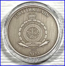 2024 Niue 1 oz Silver Antique Heroes of Greek Mythology Theseus 216/500 Box&COA 2024 Niue 1 oz Silver Antique Heroes of Greek Mythology Theseus 216/500 Box&COA