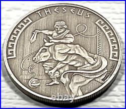 2024 Niue 1 oz Silver Antique Heroes of Greek Mythology Theseus 216/500 Box&COA 2024 Niue 1 oz Silver Antique Heroes of Greek Mythology Theseus 216/500 Box&COA
