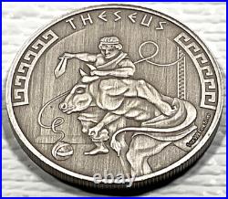 2024 Niue 1 oz Silver Antique Heroes of Greek Mythology Theseus 216/500 Box&COA