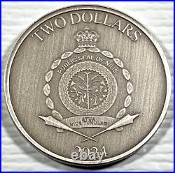 2024 Niue 1 oz Silver Antique Heroes of Greek Mythology Theseus 216/500 Box&COA 2024 Niue 1 oz Silver Antique Heroes of Greek Mythology Theseus 216/500 Box&COA