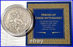 2024 Niue 1 oz Silver Antique Heroes of Greek Mythology Theseus 216/500 Box&COA 2024 Niue 1 oz Silver Antique Heroes of Greek Mythology Theseus 216/500 Box&COA
