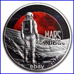 2024 Niue 1 oz Silver Proof Mars From Phobos