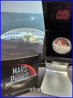 2024 Niue 1 oz Silver Proof Mars From Phobos 2024 Niue 1 oz Silver Proof Mars From Phobos