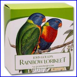 2024 Niue 1 oz Silver Proof Rainbow Lorikeet