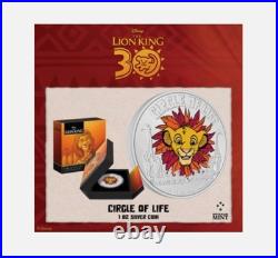 2024 Niue $2 DISNEY Lion King Circle of Life 30th Anniv NGC PF70 Pop 7 2024 Niue $2 DISNEY Lion King Circle of Life 30th Anniv NGC PF70 Pop 7