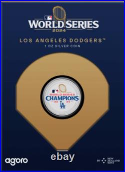 2024 Niue $2 LA DODGERS World SERIES Champions 1 Oz SILVER Proof NGC PF70 ER