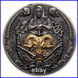 2024 Niue 2 oz Silver Antique Witches Nelly Longarms