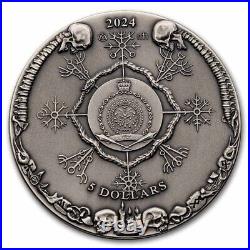 2024 Niue 2 oz Silver Antique Witches Nelly Longarms