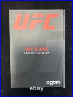 2024 Niue Agoro UFC Official Fight Glove 1 oz Silver Shaped Proof Coin