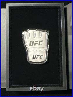 2024 Niue Agoro UFC Official Fight Glove 1 oz Silver Shaped Proof Coin NZM