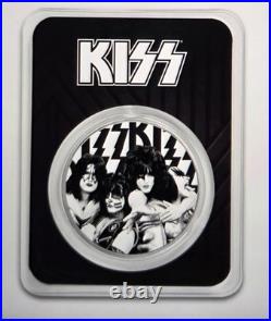 2024 Niue Colorized 1 oz. 999 Fine Silver Coin KISS in TEP